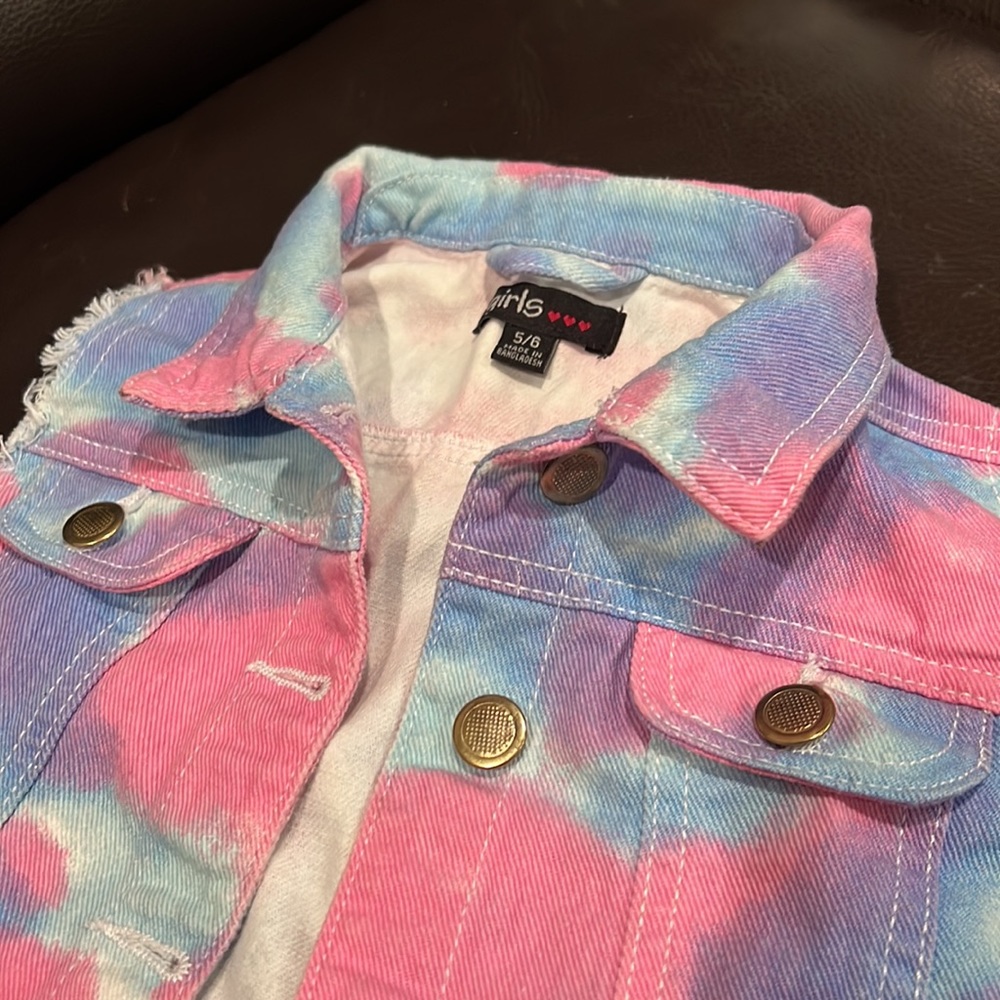 GIRLS FRAYED VEST - Picture 3 of 3